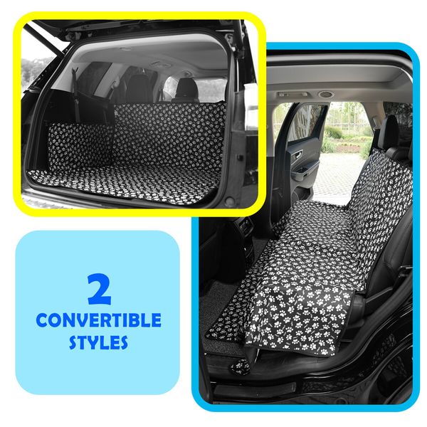 Dog Pet Car Seat Cover Cat Hammock Back Blanket Beach Mat Rear Bench Protector Waterproof 