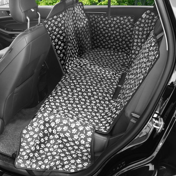 Dog Car Seat Cover Pet Hammock Cat Beach Mat Back Blanket Rear Bench Protector Waterproof Non Slip Storage Pocket