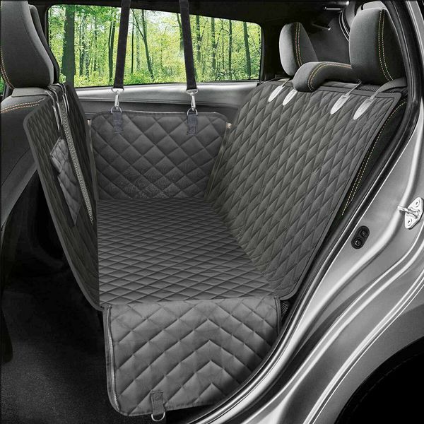 Pet Dog Car Seat Cover Cat Hammock Back Blanket Beach Mat Rear Bench Protector Waterproof Non Slip Storage Pocket