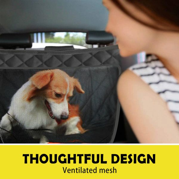 Pet Dog Car Seat Cover Cat Hammock Back Blanket Beach Mat Rear Bench Protector Waterproof Non Slip Storage Pocket