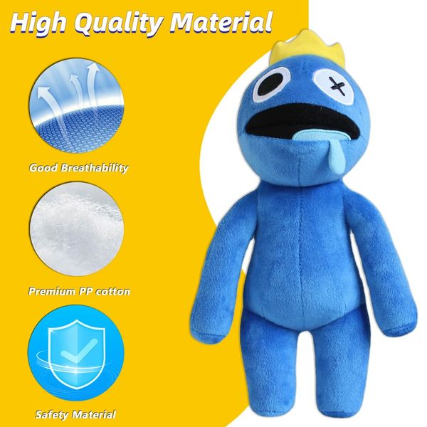 Rainbow Plush FRIEND Blue monsters  Plush Toys Soft Cute Stuffed Animal Doll, Best Gift for Boys and Girls 30cm