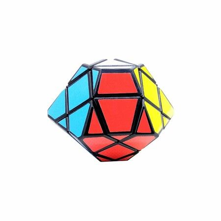 Flying Saucer Speed Cube UFO Magic Cube Twisty Skewb Puzzle Cube Toys for Kids and Adults Black