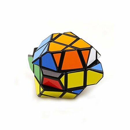 Flying Saucer Speed Cube UFO Magic Cube Twisty Skewb Puzzle Cube Toys for Kids and Adults Black