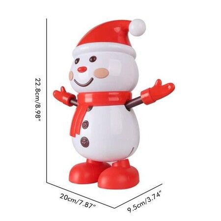 360 Degree Rotating Electric Singing Dancing Snowman Robot Toy