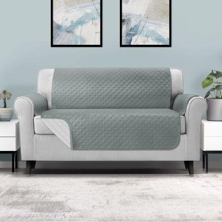 Artiss Sofa Cover Couch Covers 3 Seater 100% Water Resistant Grey