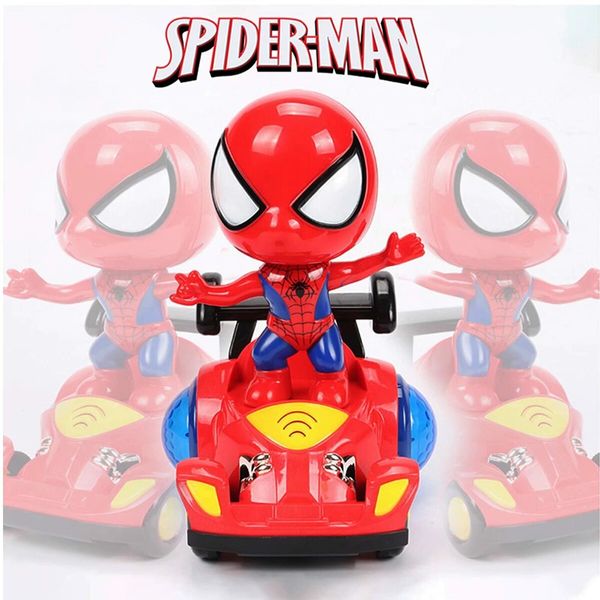 Spin Dancing Robot Interactive Toy Car with Colorful Flashing Lights & Music Great Christmas Birthday Gifts Age 3+