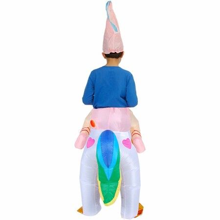 Inflatable Costumes Unicorn Fancy Costume Halloween Cosplay Fantasy Costume Kids 80-120CM