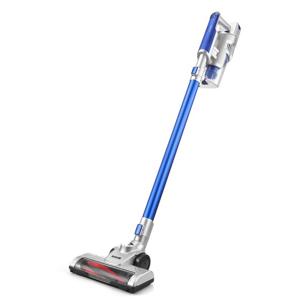 Vacuum Cleaner Cordless Portable Handheld Stick Car Floor Carpet Suction Mop Sofa Curtain Cleaning LED Blue