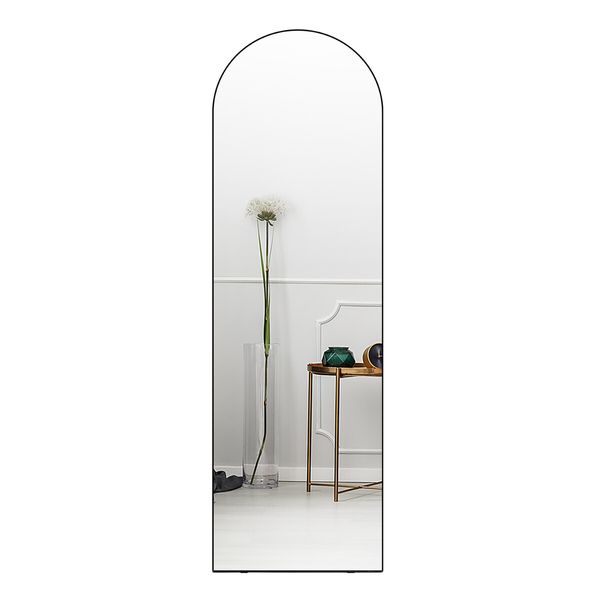 Arch Full Length Mirror Body Free Standing Hanging Floor Leaning for Bedroom Hallway Removable Stand Aluminium Alloy Frame 