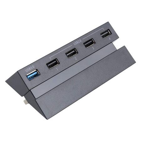 PS4 USB Port 5 USB 3.0 Ports High Speed Adapter Expansion Splitter for PlayStation