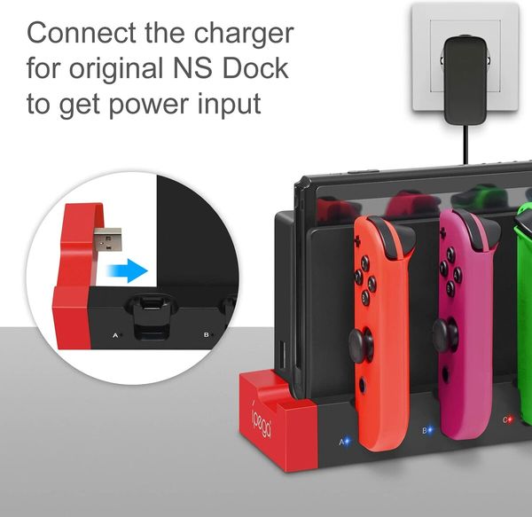 Charger for Switch and Switch OLED Joy Cons Controllers