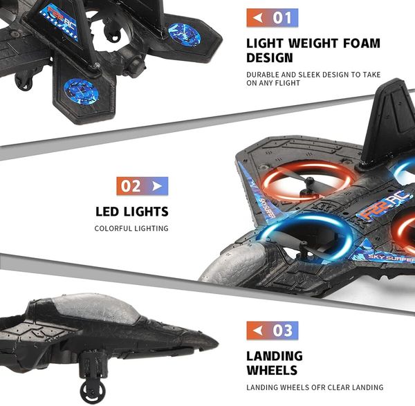 Drone Is Suitable For Children Ages 8 To 12 ,And Comes With Colored Led Lights And Remotely Controlled Aircraft