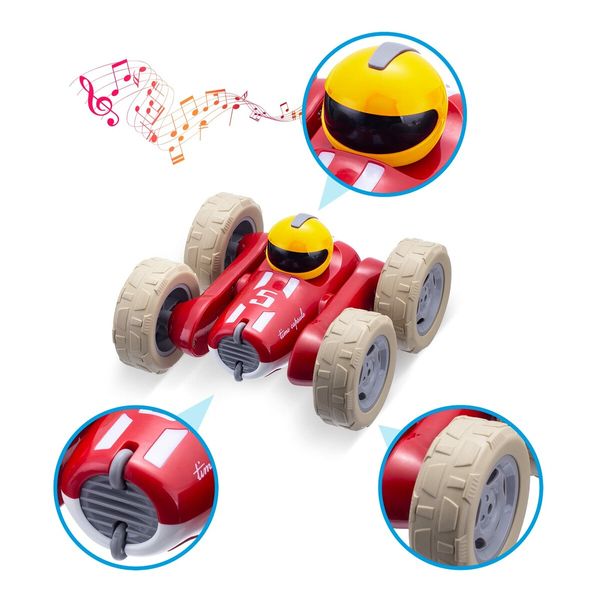 RC Cars Stunt car Remote Control Car Double Sided 360° Flips Rotating Outdoor car Toy Birthday Gift for Boys and Girls Ages 6-14?Red?