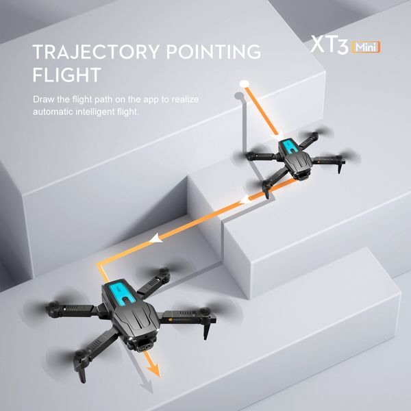 4K Drones with Camera Obstacle Avoidance Optical Flow Positioning Foldable Quadcopter Toys Rc Helicopter Gifts