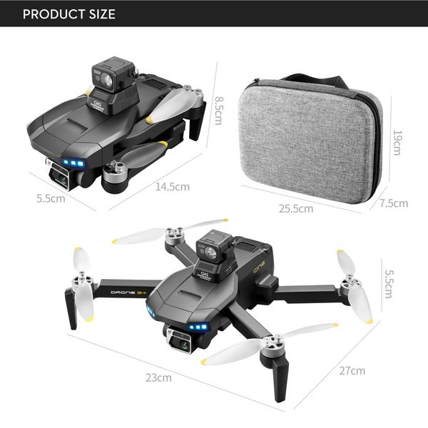 6K GPS Drone Dual HD Camera Laser Obstacle Avoidance Aerial Photography Brushless Motor Foldable Quadcopter