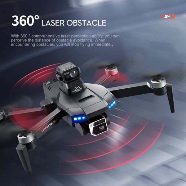 6K GPS Drone Dual HD Camera Laser Obstacle Avoidance Aerial Photography Brushless Motor Foldable Quadcopter