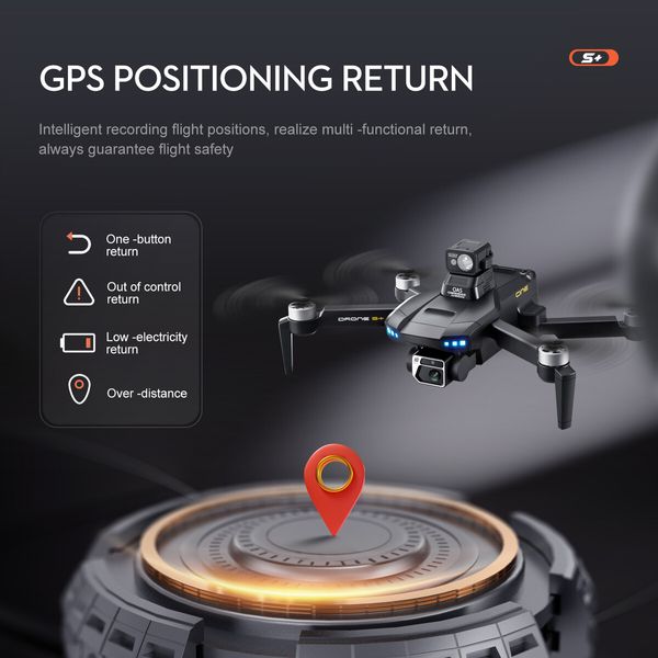 6K GPS Drone Dual HD Camera Laser Obstacle Avoidance Aerial Photography Brushless Motor Foldable Quadcopter