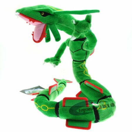 Cosplay Pikachu Peluche Doll Pokemon Plush Toy Rayquaza Green 80cm