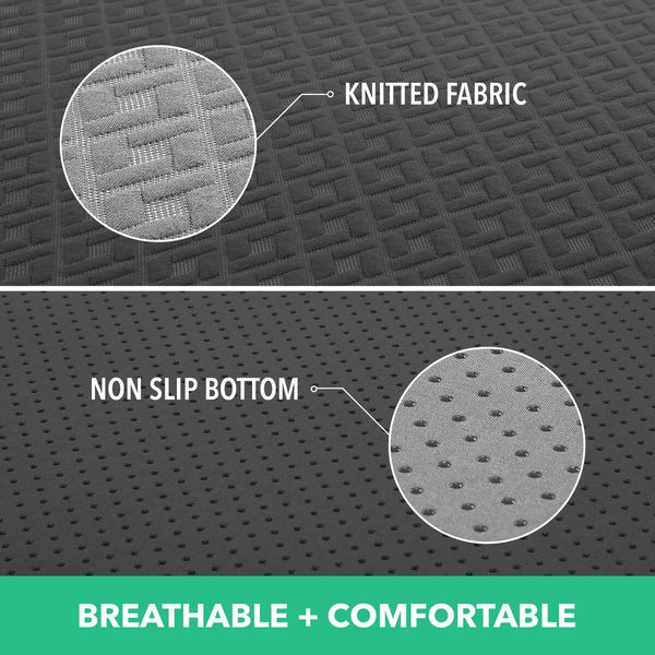 Single Foam Mattress Trifold Sofa Bed Foldable Sleeping Camping Floor Portable Mat Cushion with Removable Cover 