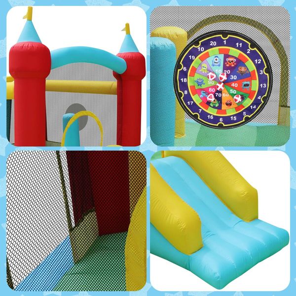 Jumping Castle Bouncer Inflatable Bouncy Outdoor Toy Play Equipment Playground Slide Bouncing Game Backyard Entertainment