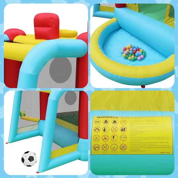 Jumping Castle Bouncer Inflatable Bouncy Outdoor Toy Play Equipment Playground Slide Bouncing Game Backyard Entertainment