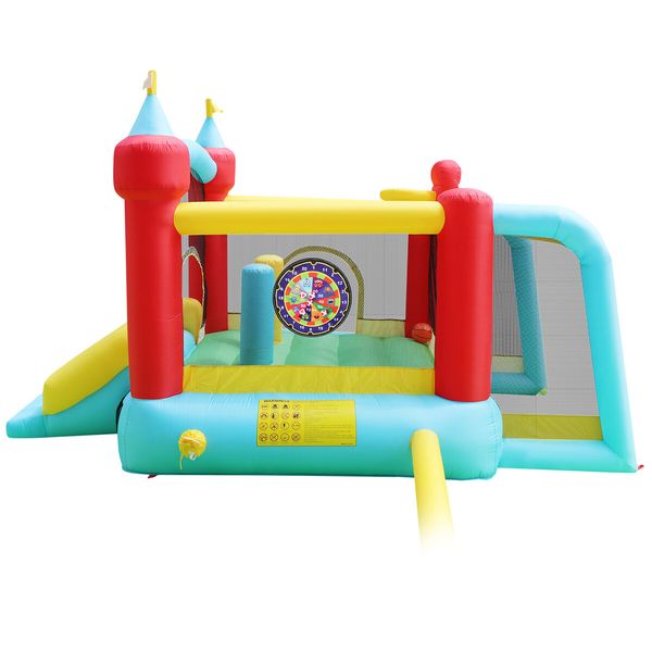 Jumping Castle Bouncer Inflatable Bouncy Outdoor Toy Play Equipment Playground Slide Bouncing Game Backyard Entertainment