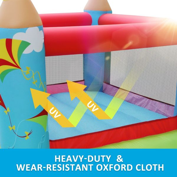 Jumping Castle Bouncer Bouncy Outdoor Play Equipment Playground Bouncing Toy Game Inflatable Blowup Backyard Entertainment