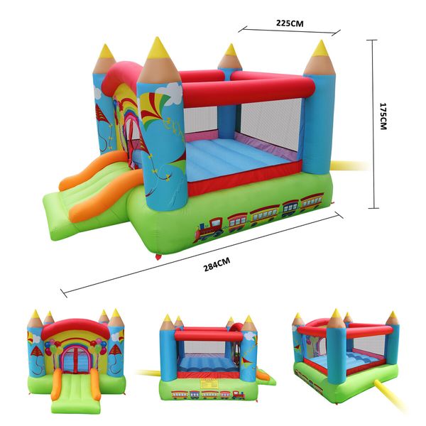 Jumping Castle Bouncer Bouncy Outdoor Play Equipment Playground Bouncing Toy Game Inflatable Blowup Backyard Entertainment