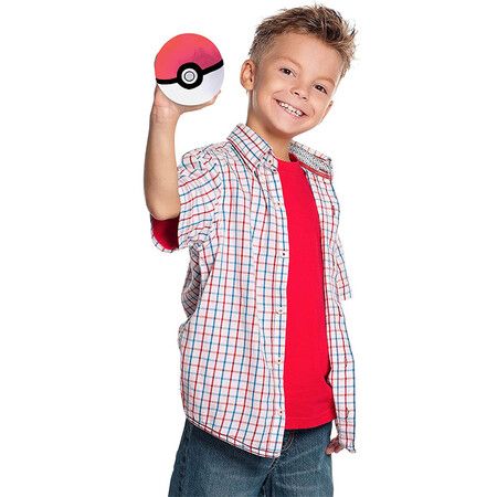 15cm Pokemon  Pokeball Plush - Soft Stuffed Poke Ball with Weighted Bottom