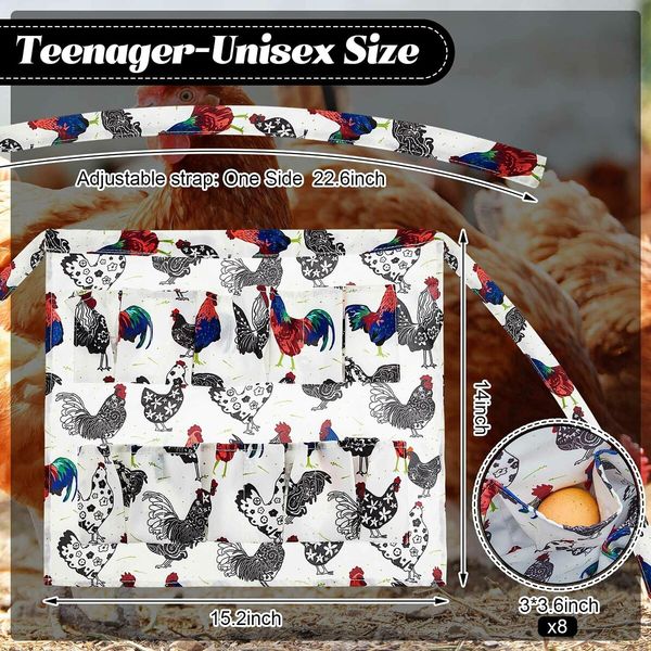 Kids Size Eggs Collecting Gathering Holding Apron for Chicken Hense Duck Goose Eggs Housewife Farmhouse Kitchen Home Workwear