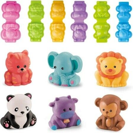 Color Dough Toys Jungle Carnival with Color Dough Set Creations Tools for Kid with Animals