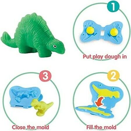 Dinosaur World Modeling Dough Set for  3, 4, 5 Year Olds, Boys and Girls