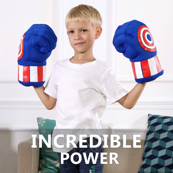 Superhero Toys Hands for Kids Captain America Infinity Gloves Superhero Costumes Fists