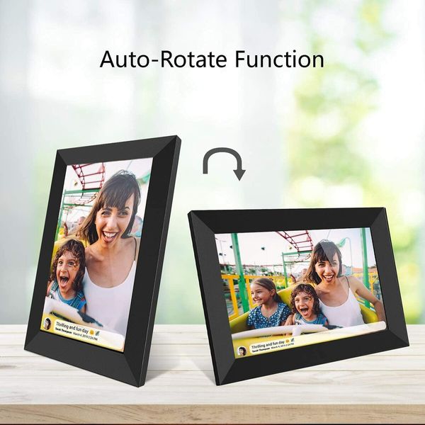 Smart WiFi Digital Photo Frame,10.1 Inch IPS LCD Touch Screen, Auto-Rotate Portrait and Landscape, 16GB Memory, Share Moments Instantly via Frameo App from Anywhere