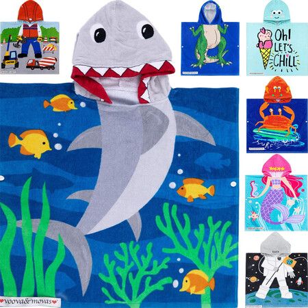 Hooded Towel for Babys Toddlers, Boys Girls 2 to 5 Years, Cotton Wrap,Pool Beach Swim Bathroom Child Cover ups Astronaut Theme