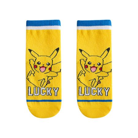 Pokemon KIDS 5 Pack Socks Patterned Novelty Colorful Funny Cartoon SizeS