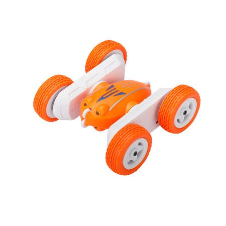 Newest Remote Control Car Rollover Stunt Car, Dual Sided off-Road Charging, Electric Racing Children'S Toy Boy Color Green