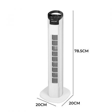 50W Tower Fan Bladeless Fan White