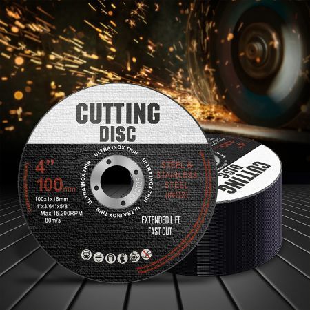 Traderight Cutting Discs 4" Thin Cut Off Wheel Steel Metal Angle Grinder 100mm