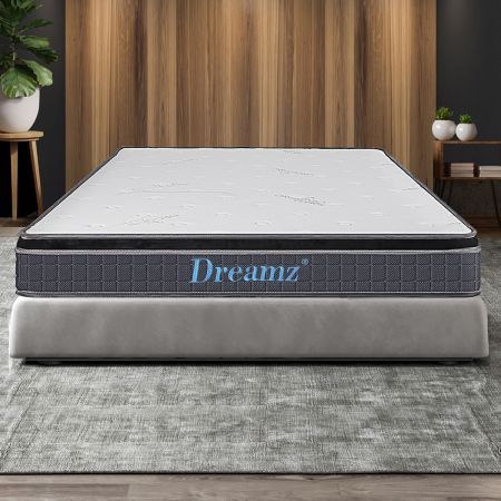 Dreamz Bedding Mattress Spring Double Size Premium Bed Top Foam Medium Firm 18CM