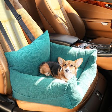 M Size Pet Car Seat Travel Bed in Green