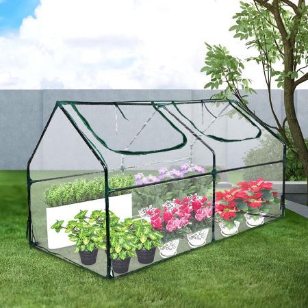 Levede Greenhouse Flower Garden Shed PVC Cover Frame Film Tunnel Green House