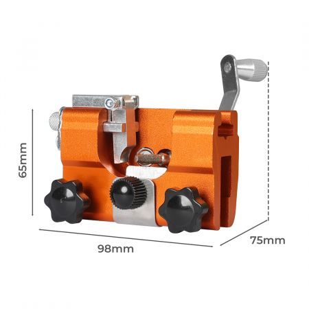 Traderight Portable Chainsaw Sharpener Jigs With 5 Grinding Head Tool Manual Chain Saws