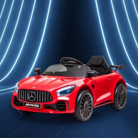 Kids Ride On Car 12V Battery Mercedes-Benz Licensed AMG GTR Toy Remote Control