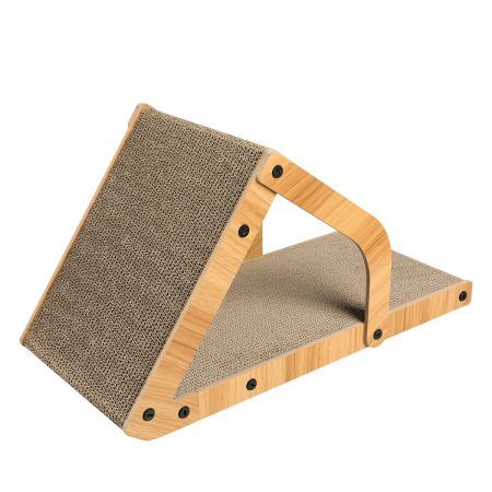 PaWz Cat Scratcher Scratching Board Corrugated Cardboard Scratch Bed Toy Pad Mat