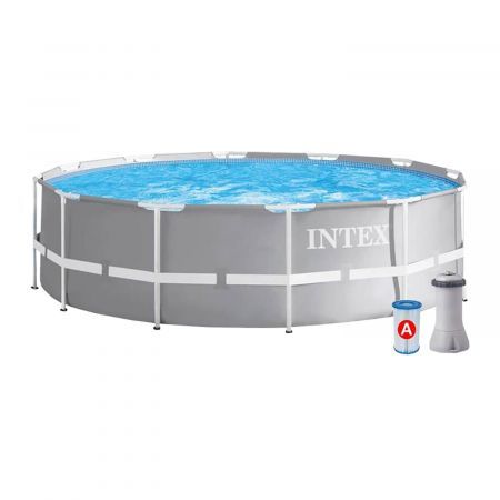 Intex 26712NP Prism Frame Swimming Pool 3.66m x 76cm with Pump