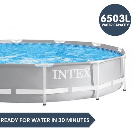 Intex 26712NP Prism Frame Swimming Pool 3.66m x 76cm with Pump