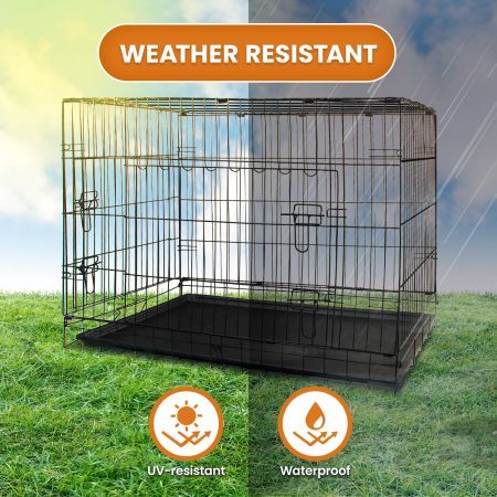 Royale 36in Foldable Pet Wire Dog Crate - Medium