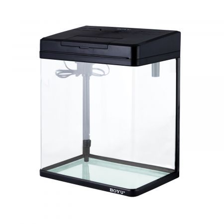 21L Complete Aquarium Kit With Bio Filter System LED Kit Curved Design