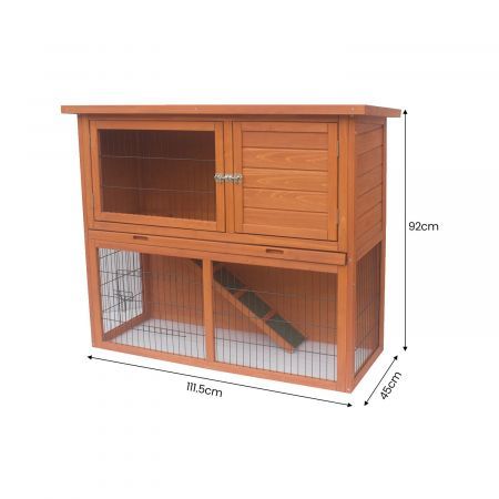 Little Buddies 2-Storey Wooden Pet Rabbit Hutch